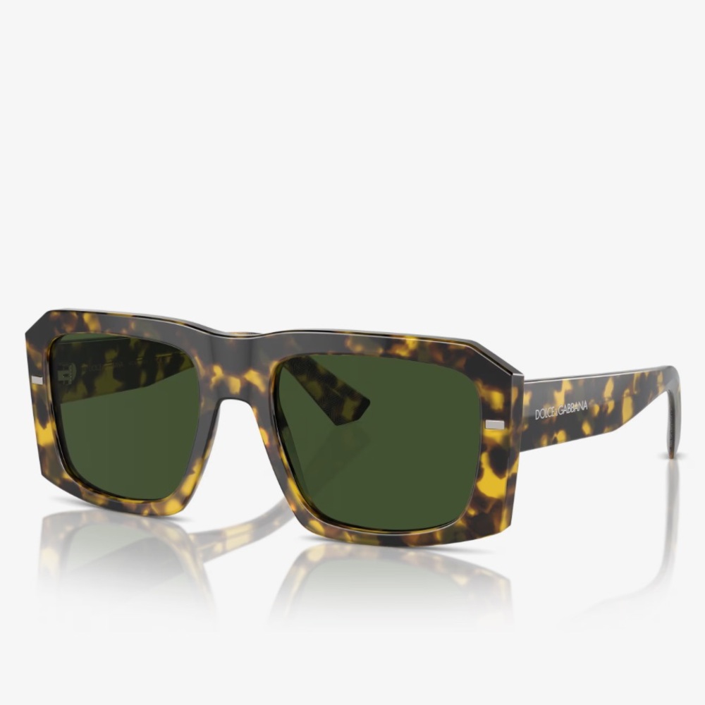 Dolce & Gabbana DG4430F Tortoise Sunglasses with Green Lenses 54-20-145
